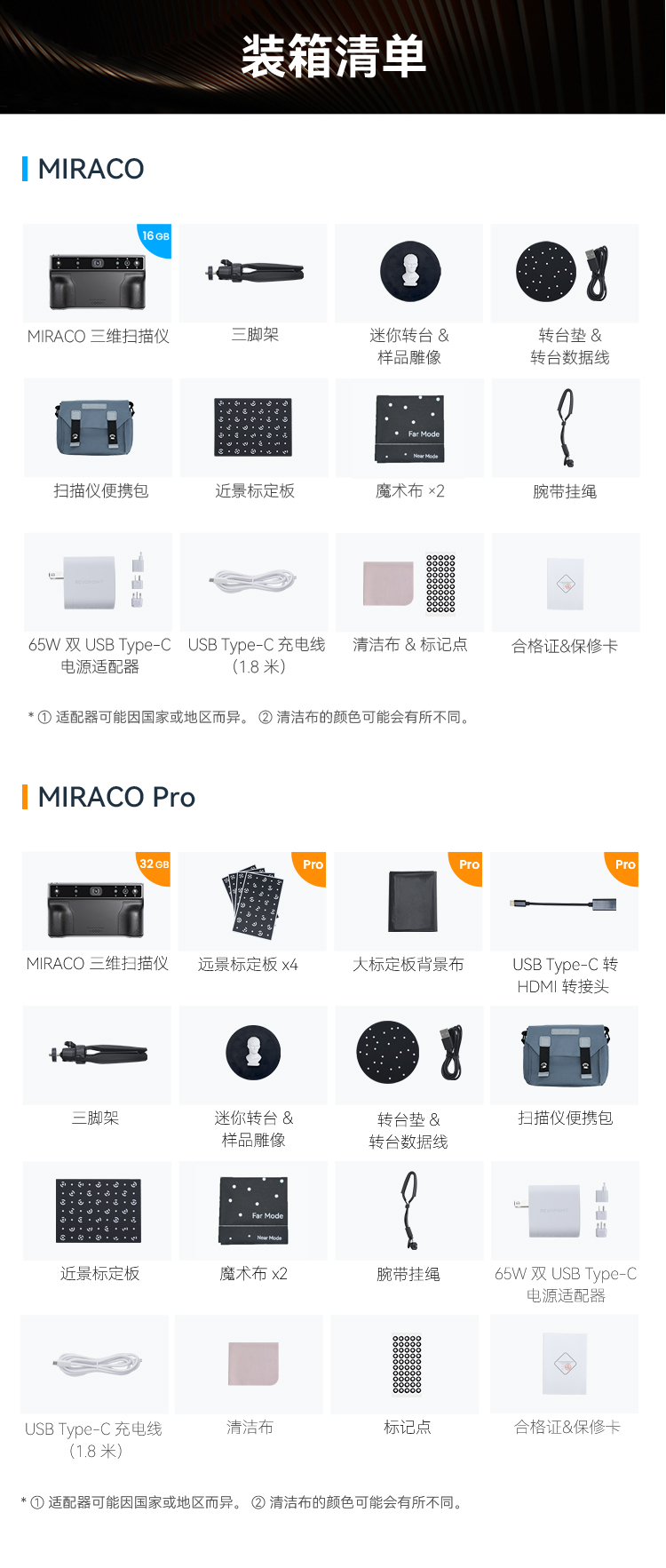 MIRACO 三维扫描仪